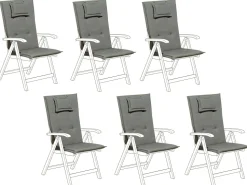 Beliani 6 Kpl Harmaa Pehmustetyynysetti Toscana/Java Outlet