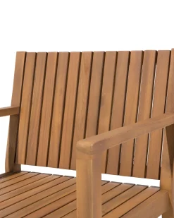 Beliani 8 Kpl Puutarhatuolisetti Lehtikuvioidulla Pehmusteella Sassari Fashion