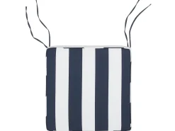 Beliani 8 Kpl Setti Puutarhatuolin Pehmusteita Sini-Valkoraidallinen Sassari Clearance