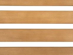 Beliani Akaasiapuinen Aurinkotuoli Raidallisella Pehmusteella Java Outlet