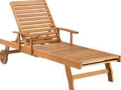 Beliani Akaasiapuinen Aurinkotuoli Java Sale