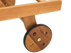 Beliani Akaasiapuinen Aurinkotuoli Java Sale