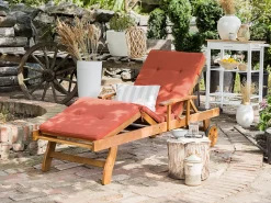 Beliani Akaasiapuinen Aurinkotuoli Java Sale