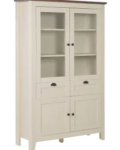 Beliani Astiakaappi 4 Ovea 2 Laatikkoa Kermanvalkoinen Seatlle Store