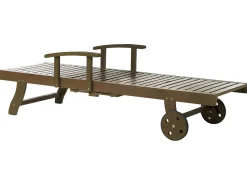 Beliani Aurinkotuoli Akaasia Tumma Puu Amantea Cheap