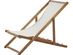 Beliani Aurinkotuoli Akaasia Vaalea Puu/Luonnonvalkoinen Anzio Online