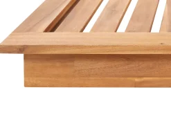 Beliani Aurinkotuoli Akaasia Vaalea Puu/Valkoinen Granari Flash Sale