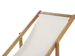 Beliani Aurinkotuoli Akaasia 2X Vaihtokankaat (Useita) Vaalea Puu/Luonnonvalkoinen Anzio Online