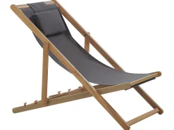 Beliani Aurinkotuoli Akaasia 2X Vaihtokankaat (Useita) Vaalea Puu Avellino Shop