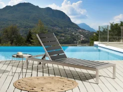 Beliani Aurinkotuoli Alumiini Musta Nardo Discount