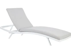 Beliani Aurinkotuoli Alumiini Vaaleanharmaa Amelia Cheap