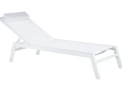 Beliani Aurinkotuoli Alumiini Valkoinen Catania Ii Best