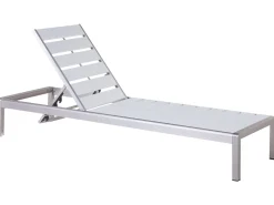 Beliani Aurinkotuoli Alumiini Valkoinen Nardo Outlet