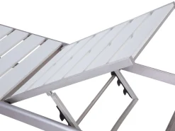 Beliani Aurinkotuoli Alumiini Valkoinen Nardo Outlet