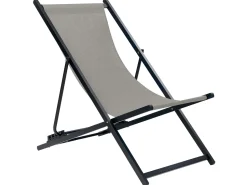 Beliani Aurinkotuoli Harmaa/Musta Locri Ii Flash Sale