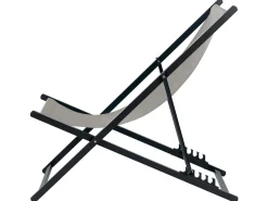 Beliani Aurinkotuoli Harmaa/Musta Locri Ii Flash Sale