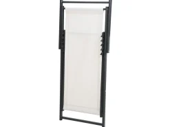 Beliani Aurinkotuoli Luonnonvalkoinen/Musta Locri Store