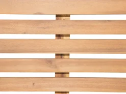 Beliani Aurinkotuoli Pehmusteilla Keltavalkoinen Cesana Hot