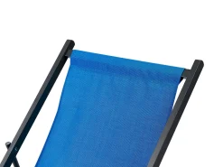 Beliani Aurinkotuoli Sininen/Musta Locri Ii Shop