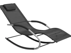 Beliani Aurinkotuoli Teras Keinuva Musta Carano Online