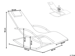 Beliani Aurinkotuoli Teras Keinuva Punainen Carano Ii Sale