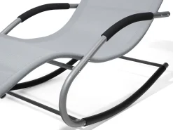 Beliani Aurinkotuoli Teras Keinuva Harmaa Carano Flash Sale