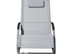 Beliani Aurinkotuoli Teras Keinuva Harmaa Carano Flash Sale