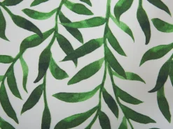 Beliani Aurinkotuoli Vaalea Akaasia Vaihtokankaat Luonnonvalkoinen/Valkovihrea Lehdet 2 Kpl Anzio Cheap