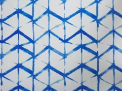 Beliani Aurinkotuoli Vaalea Akaasia Vaihtokankaat Luonnonvalkoinen/Sinivalkoinen Siksak 2 Kpl Anzio Best