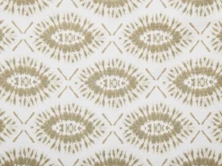 Beliani Aurinkotuoli Vaalea Akaasia Vaihtokankaat Luonnonvalkoinen/Beige Abstrakti 2 Kpl Anzio Discount