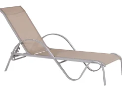 Beliani Aurinkotuoli Vaaleanruskea Procida Clearance