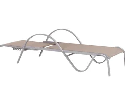 Beliani Aurinkotuoli Vaaleanruskea Procida Clearance