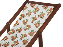 Beliani Aurinkotuolin Vaihtokangas Appelsiinit Valkoinen/Oranssi 2 Kpl Anzio/Avellino Online