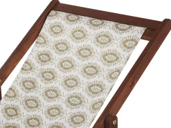 Beliani Aurinkotuolin Vaihtokangas Abstrakti Beige 2 Kpl Anzio/Avellino Discount