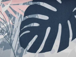 Beliani Aurinkotuolin Vaihtokangas Palmunlehdet Sininen 2 Kpl Anzio/Avellino Cheap