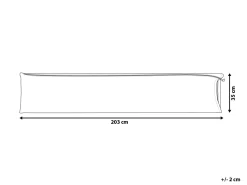 Beliani Aurinkovarjojen Suojapeite Ravenna/Asti Ii 203 X 35 X 35 Cm Chuva Flash Sale