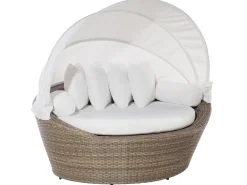 Beliani Aurinkovuode Polyrottinki Vaaleanruskea Sylt Online