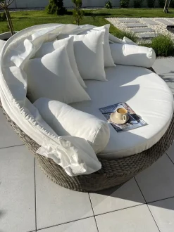 Beliani Aurinkovuode Polyrottinki Vaaleanruskea Sylt Online