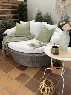 Beliani Aurinkovuode Polyrottinki Vaaleanruskea Sylt Online