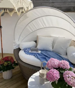 Beliani Aurinkovuode Polyrottinki Vaaleanruskea Sylt Online