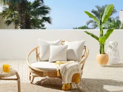 Beliani Aurinkovuode Rottinki Luonnonvari Rossano New