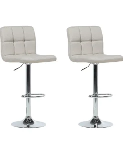 Beliani Baarijakkara Kangas Vaalea Beige 2 Kpl Marion Outlet