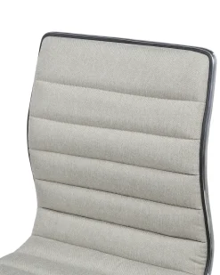 Beliani Baarijakkara Kangas Vaalea Beige 2 Kpl Lucerne Fashion