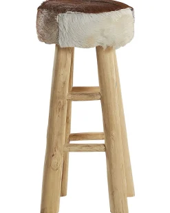 Beliani Baarijakkara Lampaannahka Vaalea Puu Walton Discount