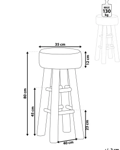 Beliani Baarijakkara Lampaannahka Vaalea Puu Walton Discount
