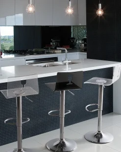 Beliani Baarijakkara Muovi Lapinakyva Valkoinen 2 Kpl Busan Store