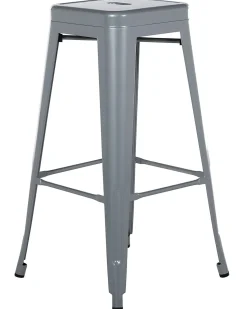 Beliani Baarijakkara Teras Harmaa 76 Cm 2 Kpl Cabrillo Hot