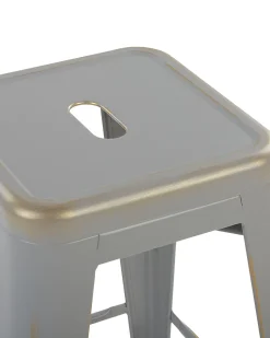 Beliani Baarijakkara Teras Hopea/Kulta 76 Cm 2 Kpl Cabrillo Online