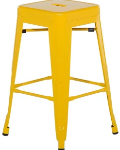 Beliani Baarijakkara Teras Keltainen 76 Cm 2 Kpl Cabrillo Discount