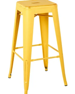 Beliani Baarijakkara Teras Keltainen/Kulta 76 Cm 2 Kpl Cabrillo Fashion